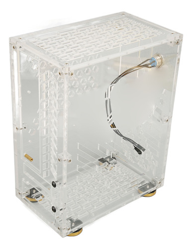 Mini Itx Case, Panel Acrílico Transparente De 4,3 L, Refrige