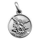 Medalla San Miguel 12 Mm Plata 900