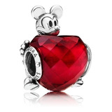 Pandora Charm Mickey Love Heart, Disney S925 + Kit De Regalo