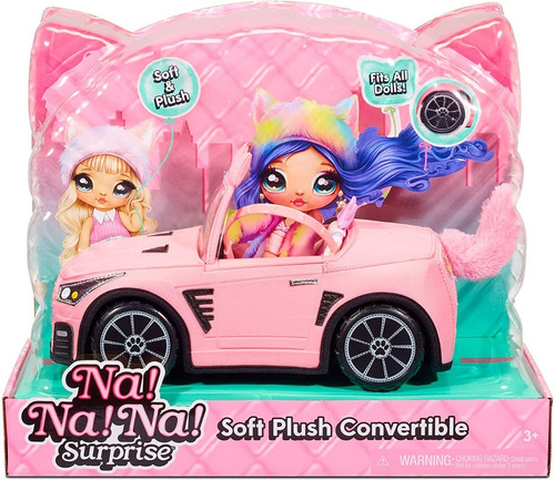 Na! Na! Na! Surprise Convertible Auto Rosa Temática Gatitos