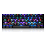 Motospeed Ck61 Rgb Teclado Mecánico Para Juegos Outmu Azul