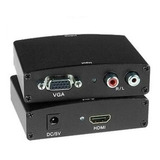 Conversor Adaptador Vga Com Áudio Para Hdmi + Fonte