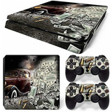 Zoomhitskins Ps4 Slim Skin Decal Sticker Cash Money Usa Gang