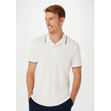 Camisa Polo Masculina Básica Regular Em Algodão