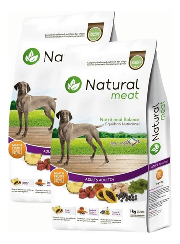 Natural Meat Adulto 2 X 15 Kg - Envio Gratis - Happy Tails 