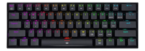 Teclado Mecánico Redragon Dragonborn Red Switch Rgb Negro