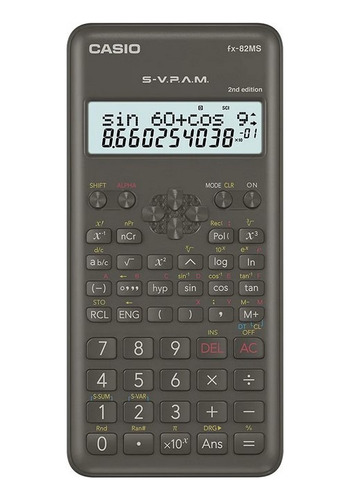 Calculadora Cientifica Casio Fx-82ms-2 Fracciones Estuche