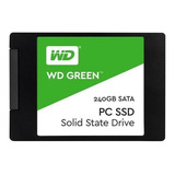 Disco Sólido Interno Western Digital Wd Green Wds240g2g0a 240gb Verde Original E Lacrado