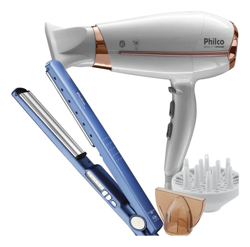 Secador De Cabelo Philco 2200w Profissional Difusor Chapinha