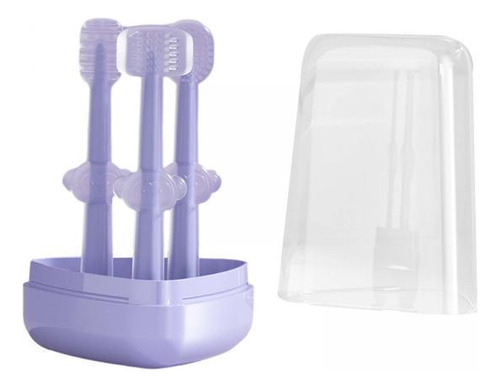 3 Cepillo De Dientes Infantil Para Niños Con Tazas De