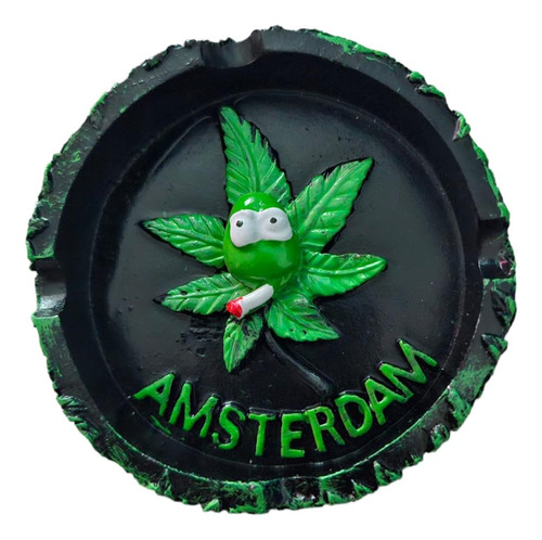 Cenicero De Cerámica Forma De Hoja Amsterdam