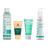 X4 Aqua Shot Micelar + Hidratante + Gel Exfoliante +corporal