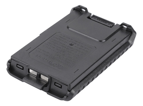 Portátil Corto Negro Caja De Batería Para Baofeng Uv5r/uv5
