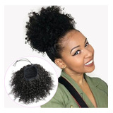 Feipro Afro Puff Rizado Rizado Con Cordn Para Coleta De Caba