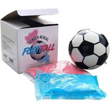 Balón De Fútbol Revelador De Género En Polvo Color Azul/rosa