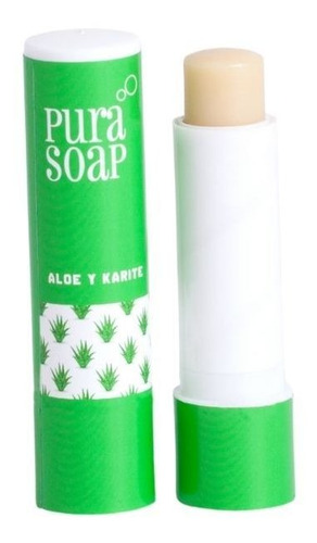 Balsamo Labial Aloe Y Karite Pura Soap