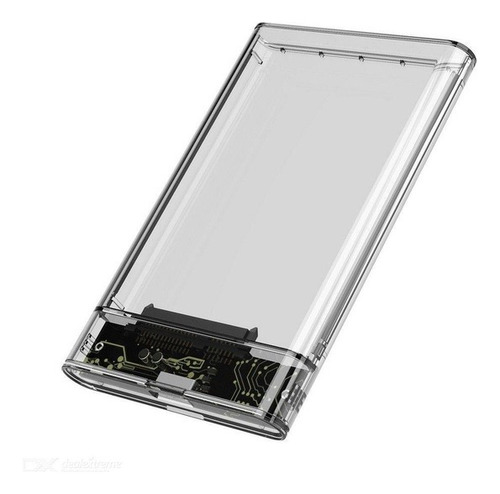 Case P/ Hd Externa Transparente Type C Notebook Usb-c