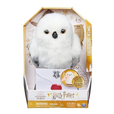 Lechuza de Harry Potter Hedwig Interactiva con más de 15 Sonidos y Movimientos y sobre de Hogwarts, Buho Harry Potter | Meses sin interés