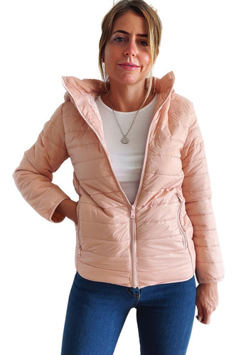 Campera Mujer Invierno Abrigada Inflable Pluma Importada Corta Talles Abrigo Dama Matelasse