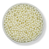 Perlas Plásticas Color Natural 4mm 25gr 1010u Armar Bijou