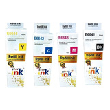 Pack 10 Pz Tinta Generica T664 L110 L200 L210 L350