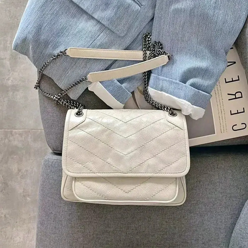 Bolso De Hombro Con Cadena De Cuero Niki De Moda 2022