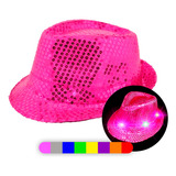 Sombrero Luminoso Led Tanguero - Cotillon - Colores Surtidos