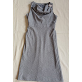 Vestido Formal, Talla 0, Gris, Marca Banana Republic