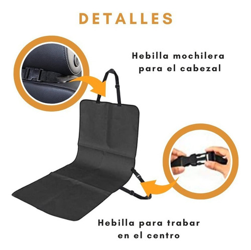 Funda Cubre Asiento Individual Auto Y Mascotas - Premium!