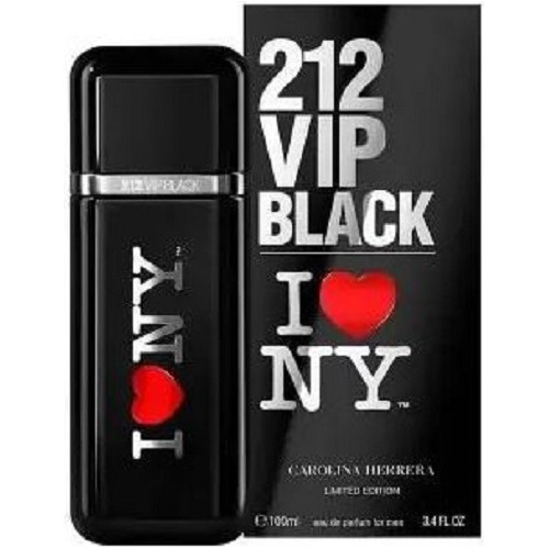 Perfume 212 Vip Black I Love Ny Edição Limitada Edp 100ml Carolina Herrera Masculino
