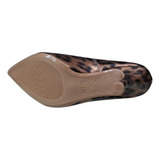 Sapato Vizzano Animal Print Onça Ref:1184.1101. Feminino