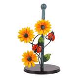 Elegante Soporte De Papel De Girasoles, Estante De Papel De