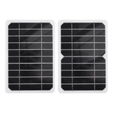 Cargador De Carga De 5 V Con Panel De 5 W Para Energía Solar