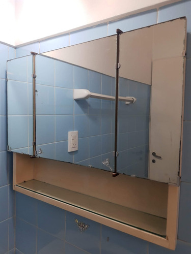 Botiquín De Baño Usado -vintage- Para Empotrar