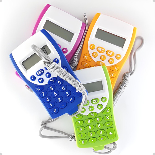 Mini Calculadora De Bolso 8 Dígitos Portátil 