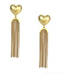 Kate Spade- Aretes Largos Corazon Abultado Originales