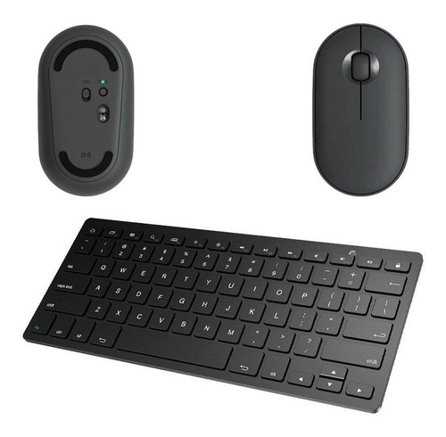 Mouse/teclado Bluetooth Galaxy Tab S6 Lite P615 10,4  Preto