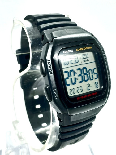 Reloj Casio W-96h Usado Oferta Crono Alarma Luz No Timex 