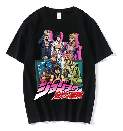 Rt Camiseta Con Estampado Gráfico Jojo Bizarre Adventure