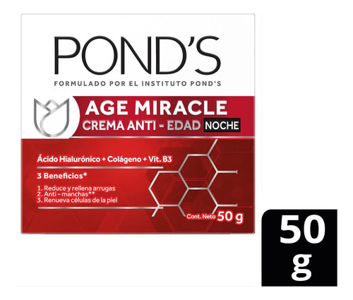 Crema Facial Ponds Age Miracle Noche X 50g