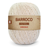 Barbante Barroco Natural 400g N° 4,6,8 Ou 10