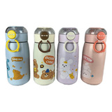 Garrafa Termica Infantil Escolar Inox 470ml Água Panda