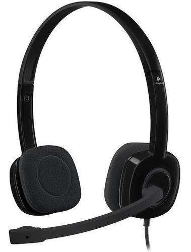 Headset Logitech H151 (p2, Leve, Controle Volume) S/ Juros