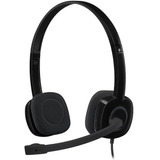 Headset Logitech H151 (p2, Leve, Controle Volume) S/ Juros