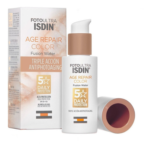 Isdin Fotoultra Age Repair Color Fusion Water  Spf 50, 50 Ml