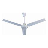 Ventilador De Techo Sin Luz 3 Aspas Metal 75 De Potencia Estructura Blanco Aspas Blanco Diámetro 56 Cm