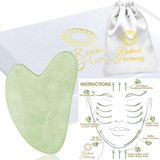 Radiant Harmony Gua Sha Jade - Face Gua Sha Como Rascador Gu