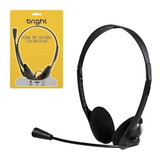 Fone De Ouvido Headset Home Office P2 Bom E Barato Bright 