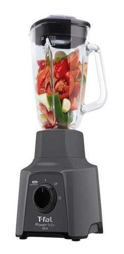 Licuadora T-fal Power Mix Vaso De Vidrio 550 W 1.25 L Gris