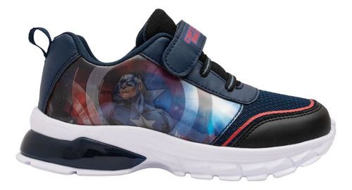 Zapatillas Niño Capitan America Holograma 3d Marvel